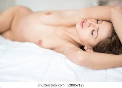 Naked Attractive Woman Lying Down On Stock Photo Shutterstock