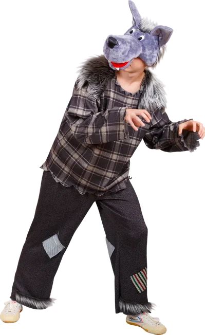 Карнавальный костюм Волк Хулиган взрослый ЕК-ВОЛХВ купить недорого в ...