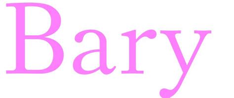 bary   girls meaning popularity  origin