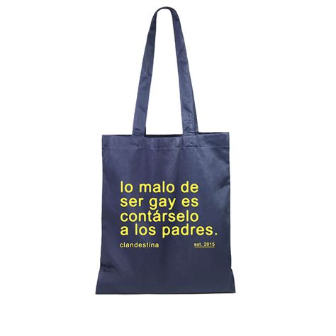 Bolsa De Tela Lo Malo De Ser Gay Clandestina
