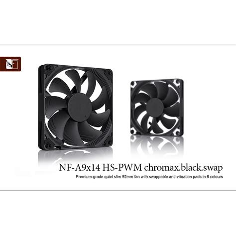 NOCTUA NF-A9x14 HS-PWM CHROMAX.BLACK.SWAP 92mm - DA BOX