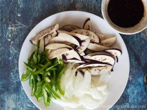 Korean Spicy Stir Fried Eggplant Asian Recipes At Home