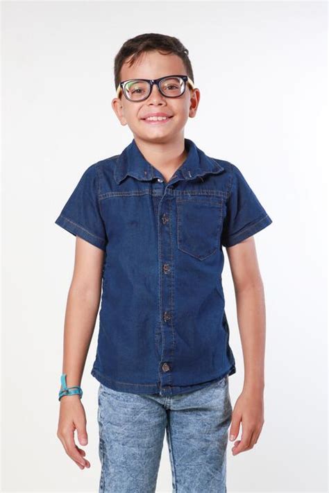 Comprar Camisa Jeans Infantil Masculina Pacote Pe As R