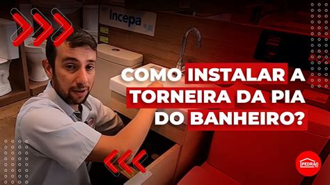 Como Trocar E Instalar A Torneira Da Pia Do Banheiro Youtube