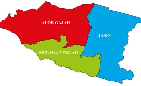 Maps Peta Daerah Melaka Tengah Map Of Pejabat Pendidikan Daerah