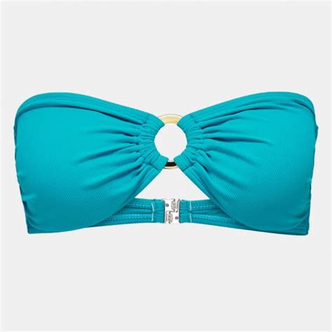 Only Onlamphi Bandeau Bikini Top Bluebird Tcx