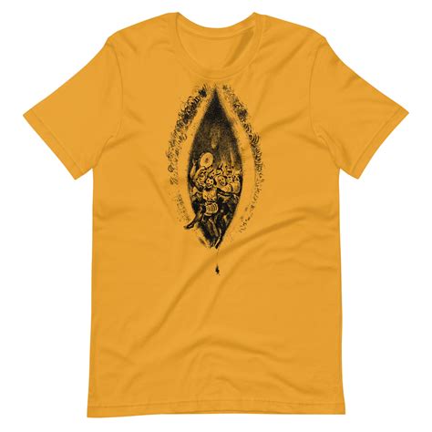 Demonic Vulva Party Shirt Spooky Vintage Vagina Drawing Etsy