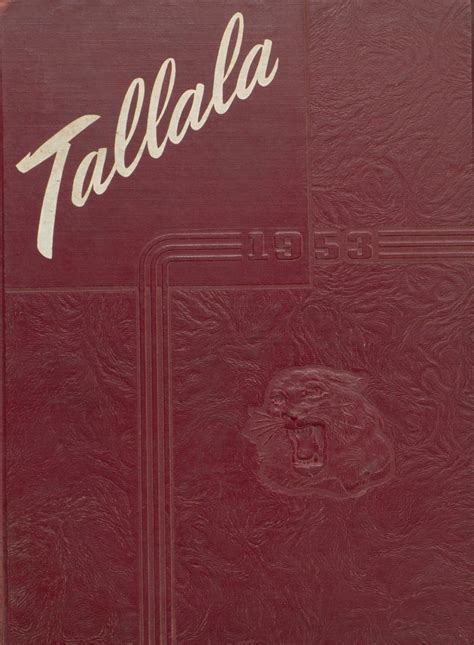 1953 yearbook from Talladega High School from Talladega, Alabama for sale