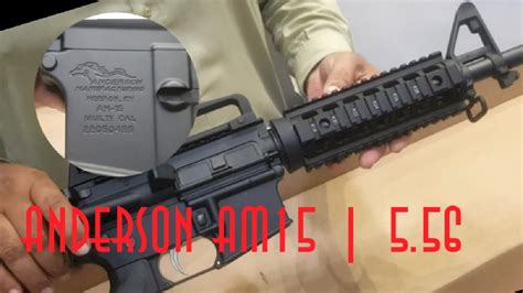 Anderson AM 15 Multi Caliber Rifle Unboxing Review YouTube