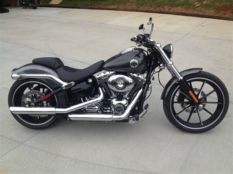 2014 Harley Davidson Softail Breakout Fxsb Hard Candy Chrome Flake 882 Miles