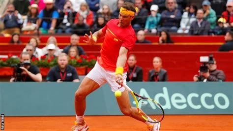 Rafael Nadal Levels Davis Cup Quarter Final On Return From Injury BBC