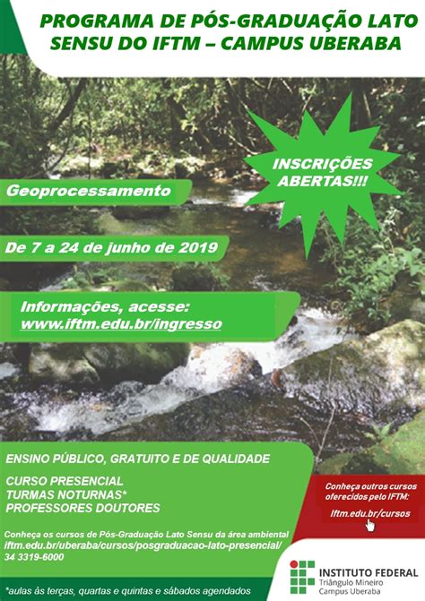 Pos Graduacao Em Geoprocessamento - Pós Graduação gratuita em Geoprocessamento abre inscrição em Uberaba ...