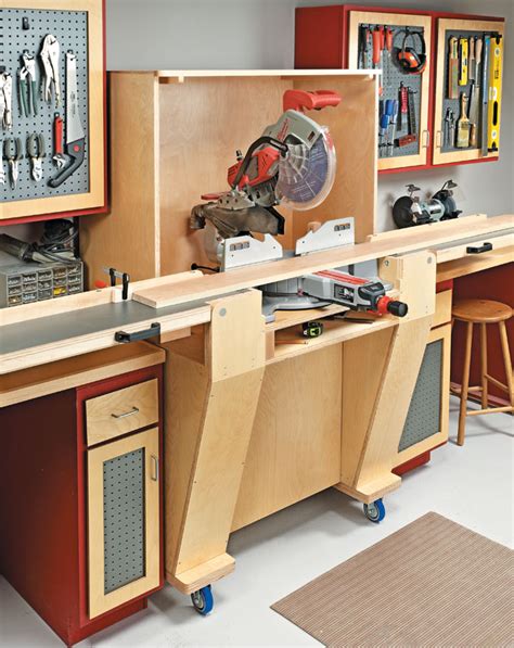 Miter Saw Station With Storage Plans At Mary Morita Blog