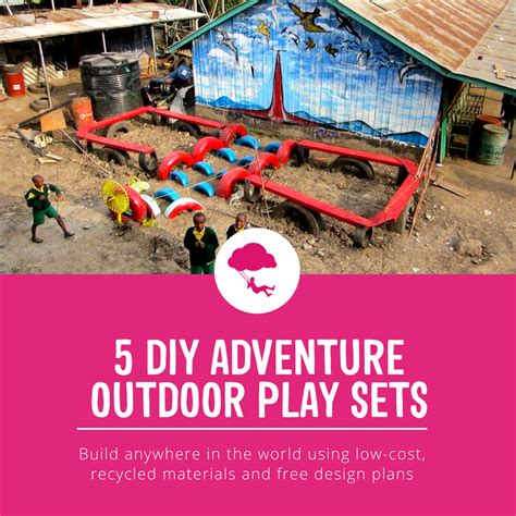 5 DIY Adventure Outdoor Play Sets - Playground Ideas Playground Ideas