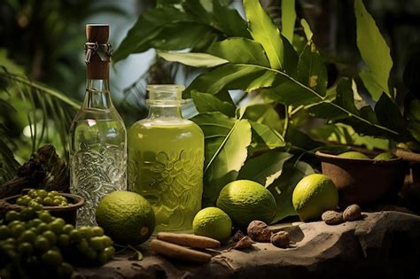 Premium AI Image | Cachaca production process food photography