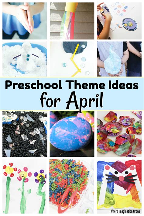 April Preschool Themes Rencana