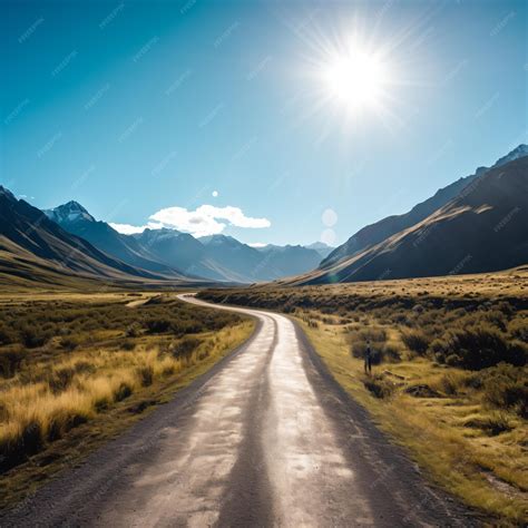 Premium Photo | Road through the mountains