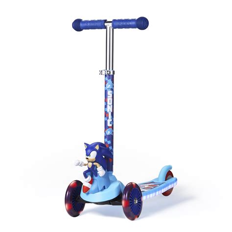 Sonic The Hedgehog 3d Kick Scooter For Kids Self Balancing 3 Wheeled