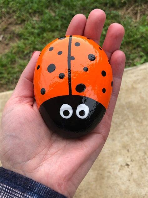 15 Choices Easy Rock Painting Ideas Ladybug You Can Get It For Free