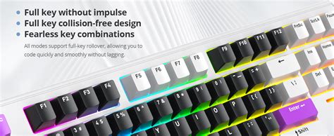 Amazon Mosptnspg Tkl Wired Mechanical Keyboard Rgb Backlit Gasket Mount Key Hot