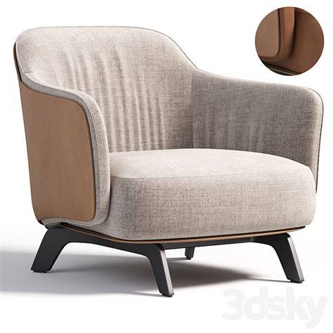 Poliform Kaori Armchair Set Arm Chair 3D Model