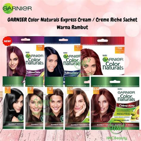 Jual Garnier Color Naturals Express Cream Creme Riche Sachet Warna