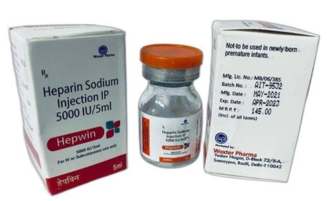 Heparin Sodium Injection Iu X Prescription At Rs Piece