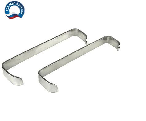 Крючки хирургические пластинчатые по Фарабефу (комплект из 2 шт ...