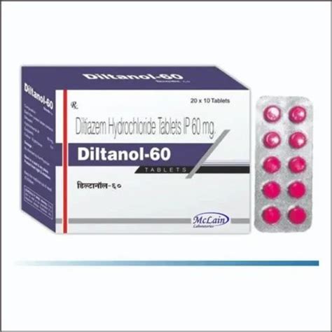 Diltiazem 60 Mg Modified Release Tablets At ₹ 120box In Chandigarh
