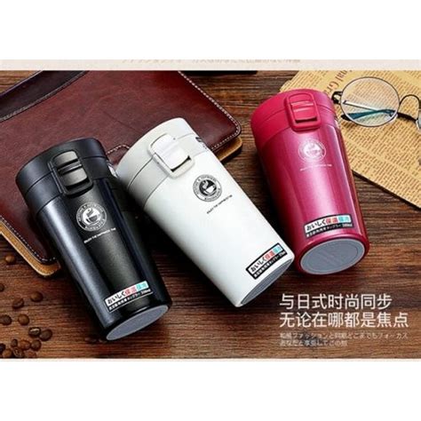 Stainless Steel Double Wall Vacuum Coffee Cup Flask Hot Cold Mug Coffee Cup Couple Cups Office