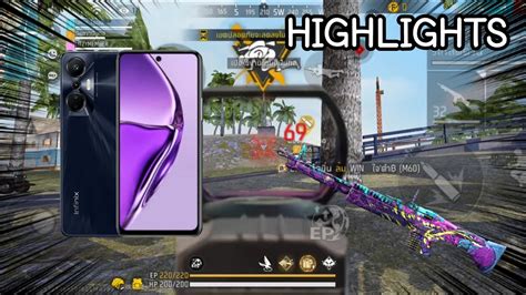 FREE FIRE อดตวเชงตง สเตปนกแขง Infinix HOT S YouTube