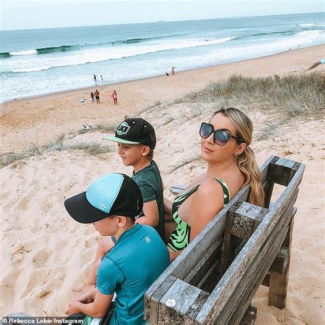 Steve Irwin S Hot Niece Rebecca Lobie With Sons On Mother S Day