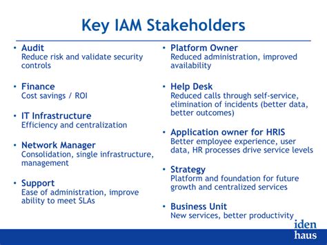 10 Most Common Identity And Access Management Stakeholders Idenhaus