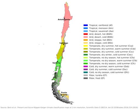 Blue Green Atlas The Climate Of Chile