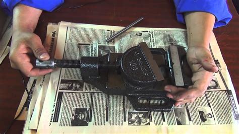 Тиски для сверлильного станка от ЗУБР - YouTube