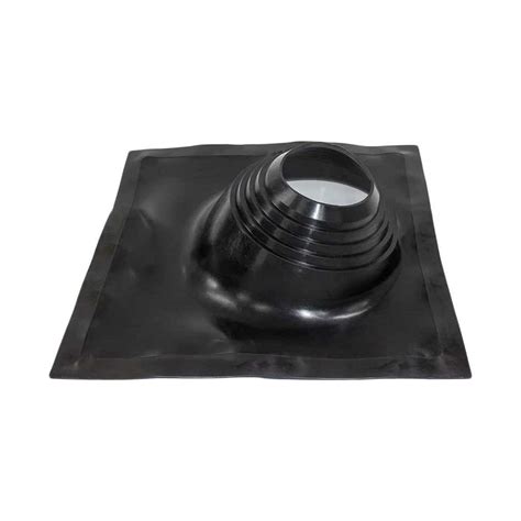 Кровельная угловая проходка Borge №2 (d=200-320, 525x525mm, RAL 9005 ...