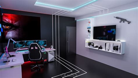 تصميم غرفة جمينج Gaming Room سيت اب قيمنق خمسات