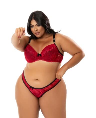 Conjunto Lingerie Plus Size