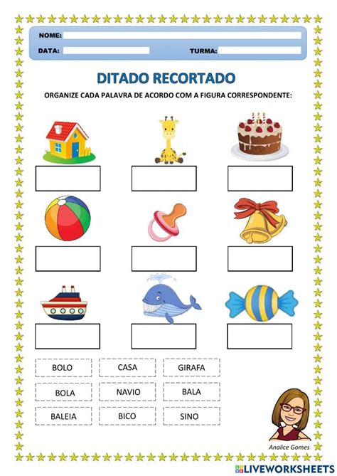 Ditado Recortado 2 Ano - BAMEDU