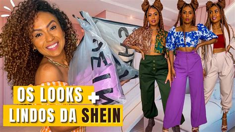 COMPRINHAS NA SHEIN RENOVEI O GUARDA ROUPA LOOKS ESTILOSOS Shein