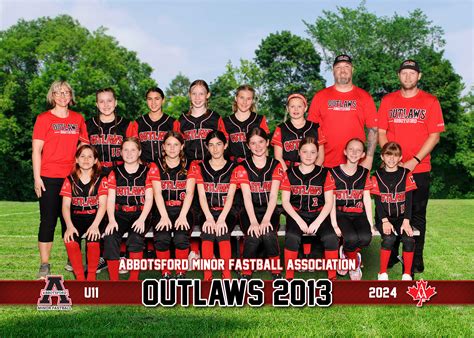 outlaws  abbotsford minor fastball association amfa