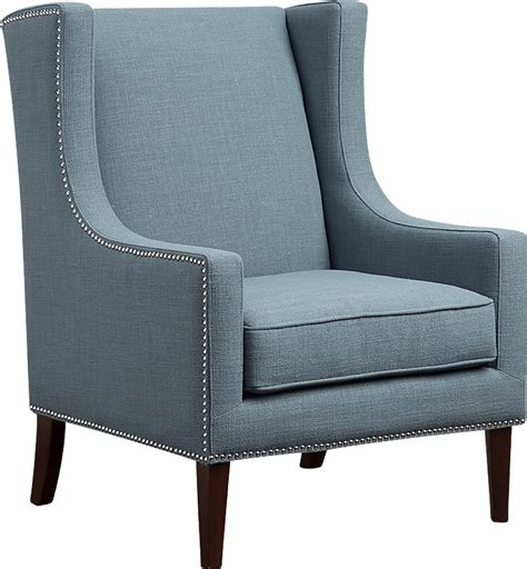 Addington Blue Polyester Fabric Accent Chair | Rooms to Go