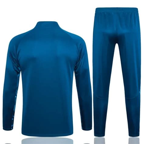 23 24 Manchester City Half Zipper Long Sleeved Indigo Training Suit