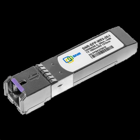 Модуль SFP оптический, дальность до 20 км (14dB), 1550нм ...