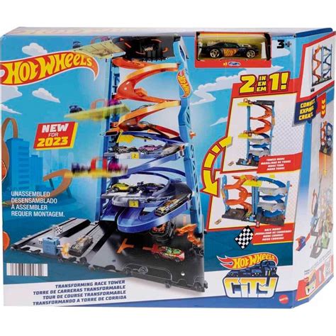Hot Wheels Heyecanlı Yarış Kulesi Oyun Seti HKX Limon Oyuncak