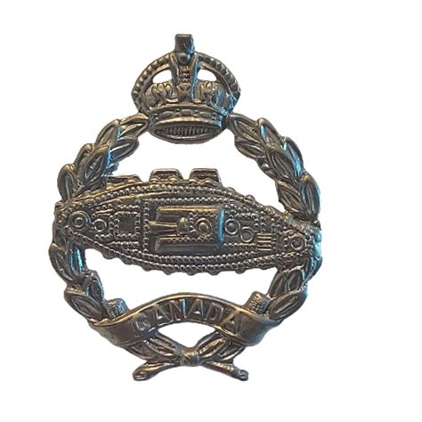 Ww2 Canadian Armoured Corps Cac Cap Badge Canadian Soldier Militaria