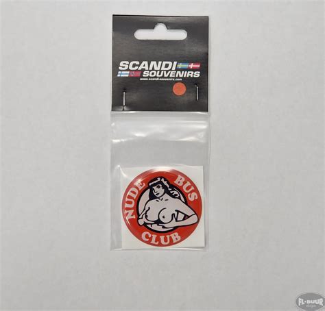Nude Bus Club D Klistermærke