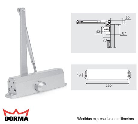 CIERRA PUERTAS DORMA U1500 Herrajes Bralle