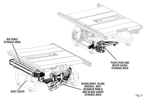 R4514 Table Saw Assembly Instructions