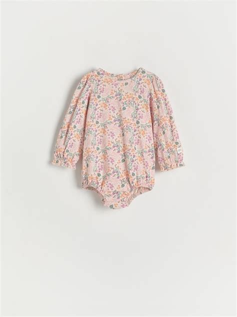 Body Cu Flori Culoare Nude RESERVED N X